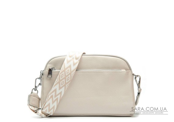 Сумка Шкіряна Жіноча Клатч ALEX RAI 99092 l.beige