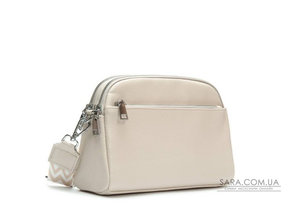 Сумка Шкіряна Жіноча Клатч ALEX RAI 99092 l.beige
