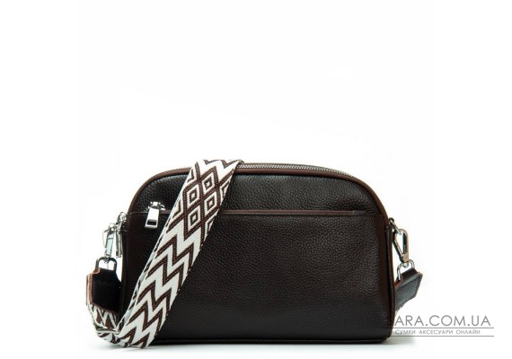 Сумка Шкіряна Жіноча Клатч ALEX RAI 99092 brown