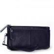 Косметичка кожа A-00276 navy