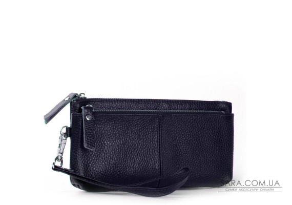 Косметичка кожа A-00276 navy
