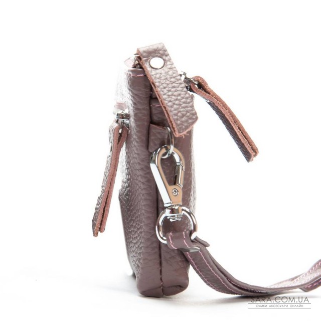 Косметичка кожа A-00276 purple Косметичка кожа A-00276 purple