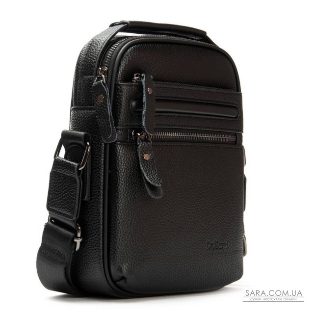 Чоловіча сумка планшет з екошкіри DR. BOND 3001-1 black Чоловіча сумка планшет з екошкіри DR. BOND 3001-1 black
