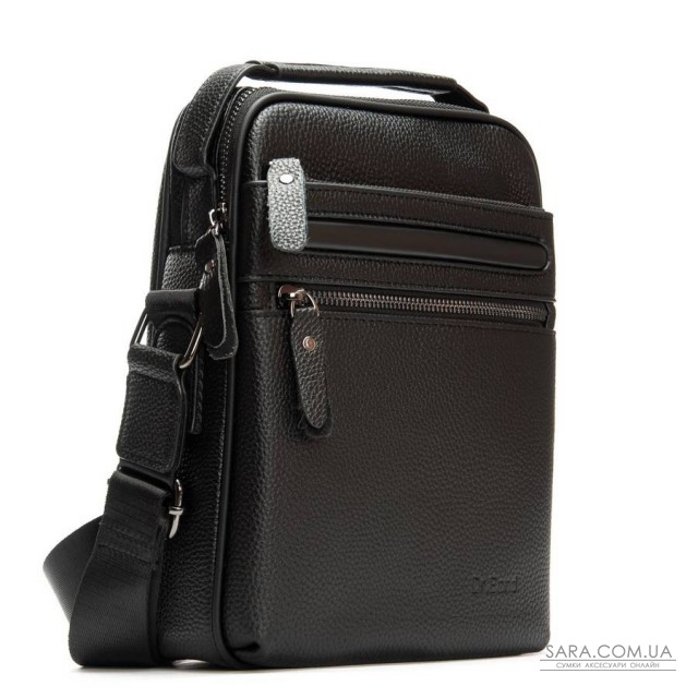 Чоловіча сумка планшет з екошкіри DR. BOND 3001-2 black Чоловіча сумка планшет з екошкіри DR. BOND 3001-2 black