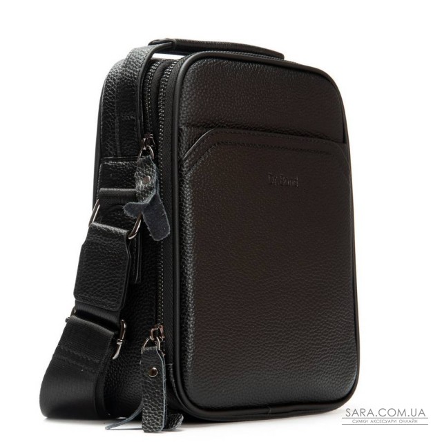 Чоловіча сумка планшет з екошкіри DR. BOND 3002-1 black Чоловіча сумка планшет з екошкіри DR. BOND 3002-1 black