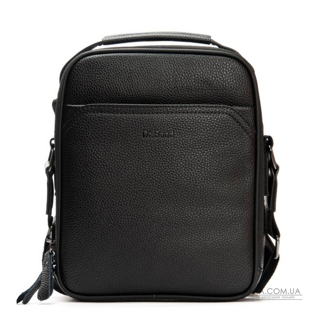 Чоловіча сумка планшет з екошкіри DR. BOND 3002-2 black Чоловіча сумка планшет з екошкіри DR. BOND 3002-2 black