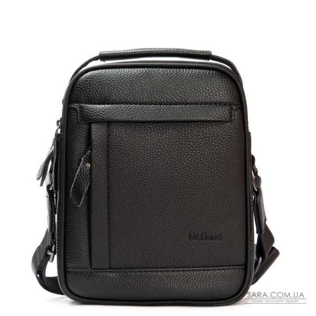 Чоловіча сумка планшет з екошкіри DR. BOND 3003-1 black Чоловіча сумка планшет з екошкіри DR. BOND 3003-1 black