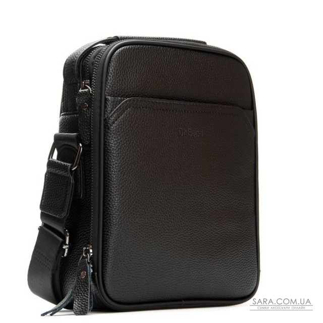 Чоловіча сумка планшет з екошкіри DR. BOND 3002-2 black Чоловіча сумка планшет з екошкіри DR. BOND 3002-2 black