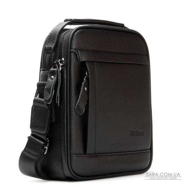 Чоловіча сумка планшет з екошкіри DR. BOND 3003-1 black Чоловіча сумка планшет з екошкіри DR. BOND 3003-1 black