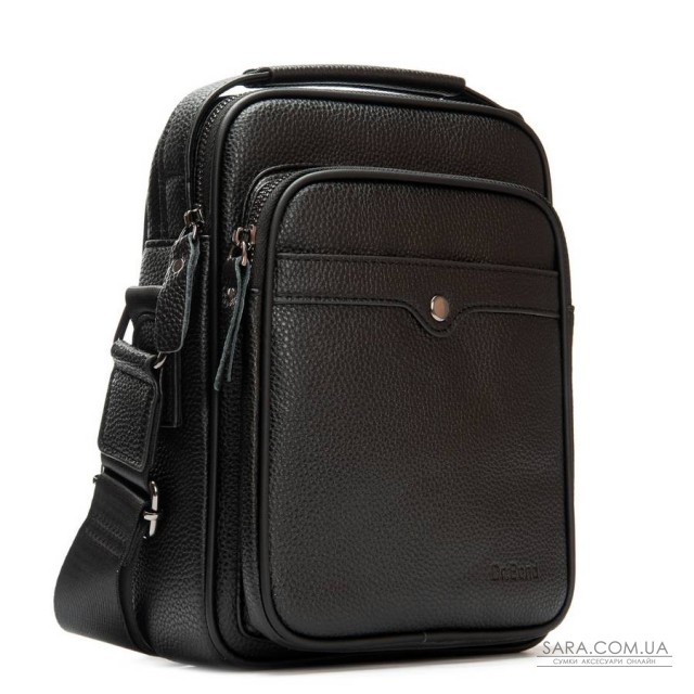 Чоловіча сумка планшет з екошкіри DR. BOND 3005-2 black Чоловіча сумка планшет з екошкіри DR. BOND 3005-2 black