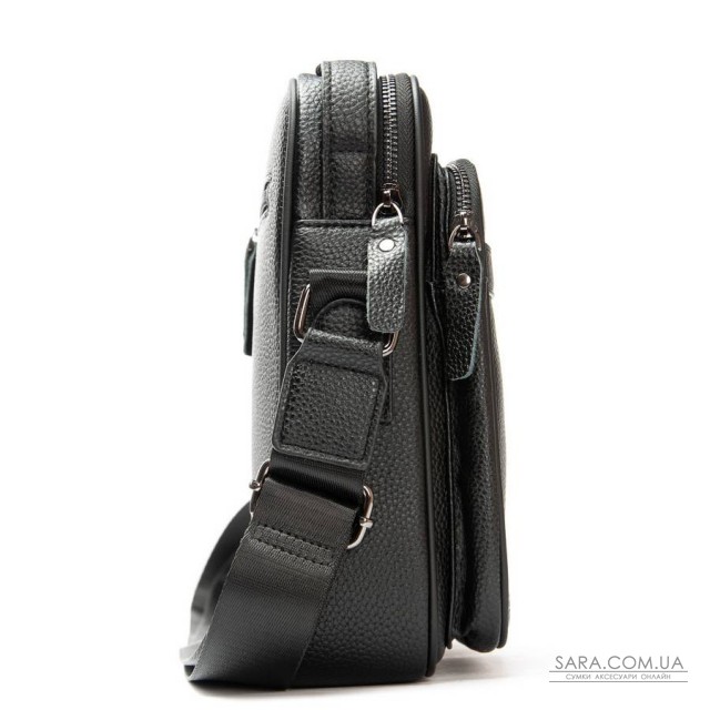 Чоловіча сумка планшет з екошкіри DR. BOND 3005-2 black Чоловіча сумка планшет з екошкіри DR. BOND 3005-2 black
