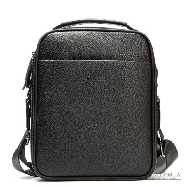 Чоловіча сумка планшет з екошкіри DR. BOND 3006-2 black Чоловіча сумка планшет з екошкіри DR. BOND 3006-2 black