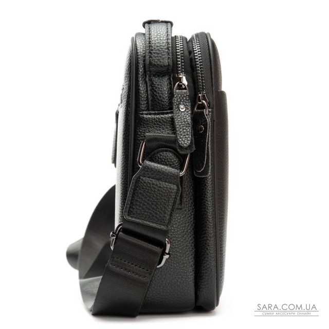 Чоловіча сумка планшет з екошкіри DR. BOND 3006-1 black Чоловіча сумка планшет з екошкіри DR. BOND 3006-1 black