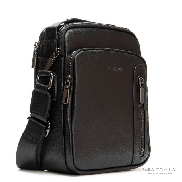 Чоловіча сумка планшет з екошкіри DR. BOND 3007-2 black Чоловіча сумка планшет з екошкіри DR. BOND 3007-2 black