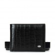 Чоловічий гаманець Classic із шкіри Croco DR. BOND MSM-1CR1 black