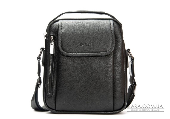 Чоловіча сумка планшет з екошкіри DR. BOND 3008-2 black