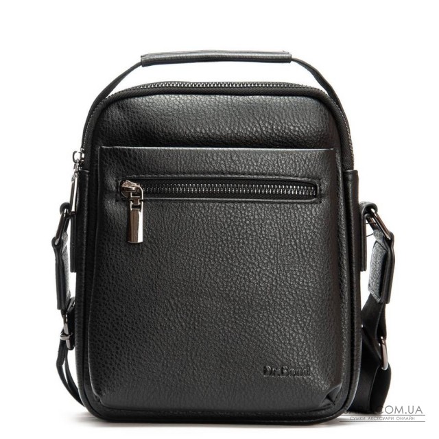 Чоловіча сумка планшет з екошкіри DR. BOND 3009-1 black Чоловіча сумка планшет з екошкіри DR. BOND 3009-1 black