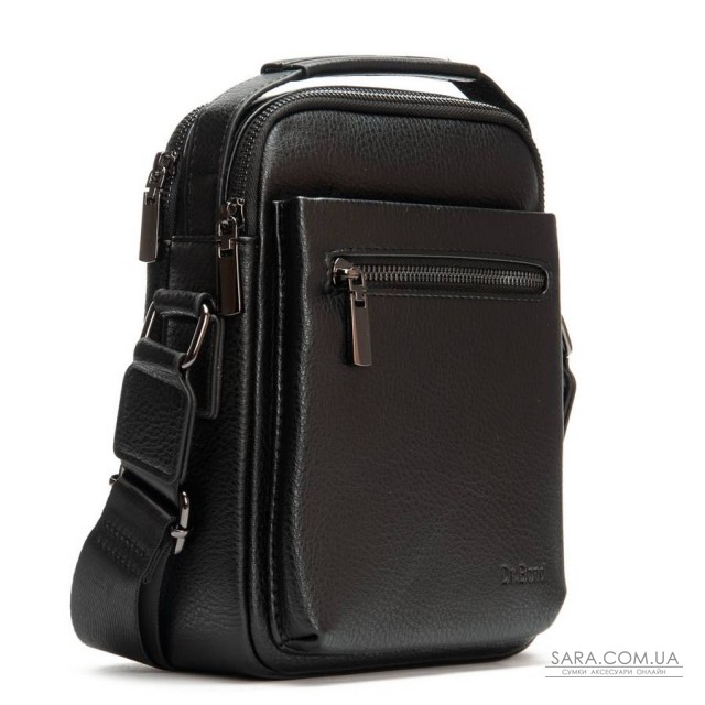 Чоловіча сумка планшет з екошкіри DR. BOND 3009-1 black Чоловіча сумка планшет з екошкіри DR. BOND 3009-1 black