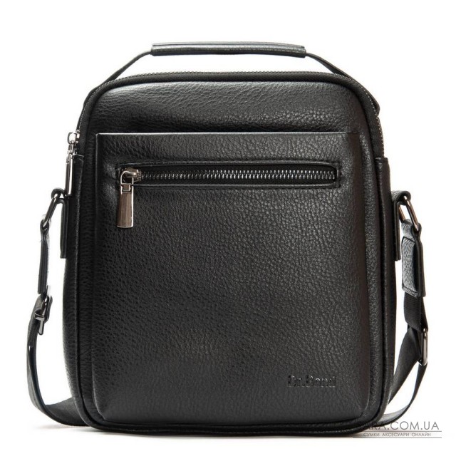 Чоловіча сумка планшет з екошкіри DR. BOND 3009-2 black Чоловіча сумка планшет з екошкіри DR. BOND 3009-2 black