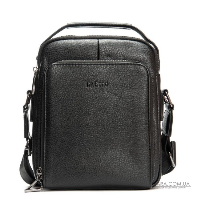 Чоловіча сумка планшет з екошкіри DR. BOND 3010-1 black Чоловіча сумка планшет з екошкіри DR. BOND 3010-1 black