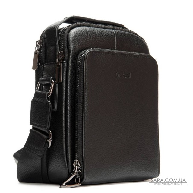 Чоловіча сумка планшет з екошкіри DR. BOND 3010-1 black Чоловіча сумка планшет з екошкіри DR. BOND 3010-1 black