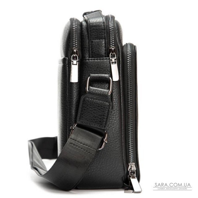 Чоловіча сумка планшет з екошкіри DR. BOND 3010-1 black Чоловіча сумка планшет з екошкіри DR. BOND 3010-1 black