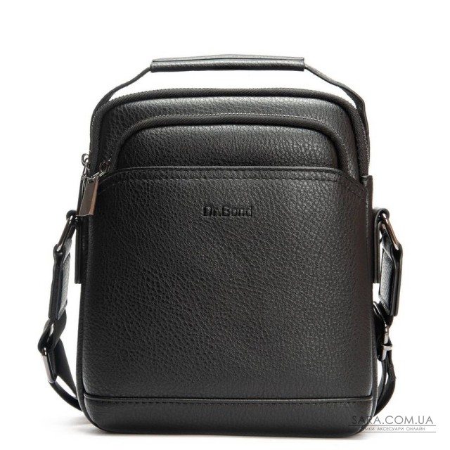 Чоловіча сумка планшет з екошкіри DR. BOND 3011-1 black Чоловіча сумка планшет з екошкіри DR. BOND 3011-1 black
