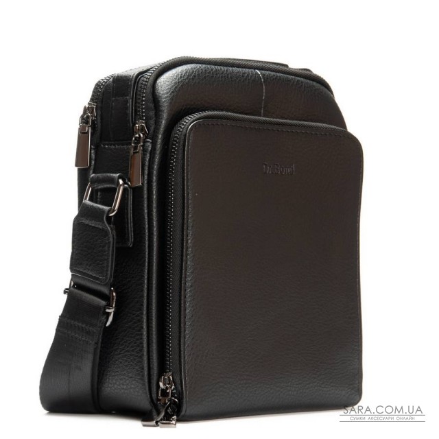 Чоловіча сумка планшет з екошкіри DR. BOND 3010-2 black Чоловіча сумка планшет з екошкіри DR. BOND 3010-2 black