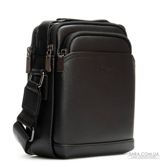 Чоловіча сумка планшет з екошкіри DR. BOND 3011-1 black Чоловіча сумка планшет з екошкіри DR. BOND 3011-1 black
