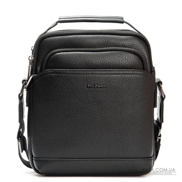 Чоловіча сумка планшет з екошкіри DR. BOND 3011-2 black Чоловіча сумка планшет з екошкіри DR. BOND 3011-2 black