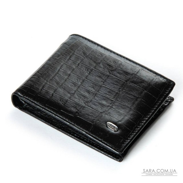Чоловічий гаманець Classic із шкіри Croco DR. BOND MSM-1CR1 black Чоловічий гаманець Classic із шкіри Croco DR. BOND MSM-1CR1 black