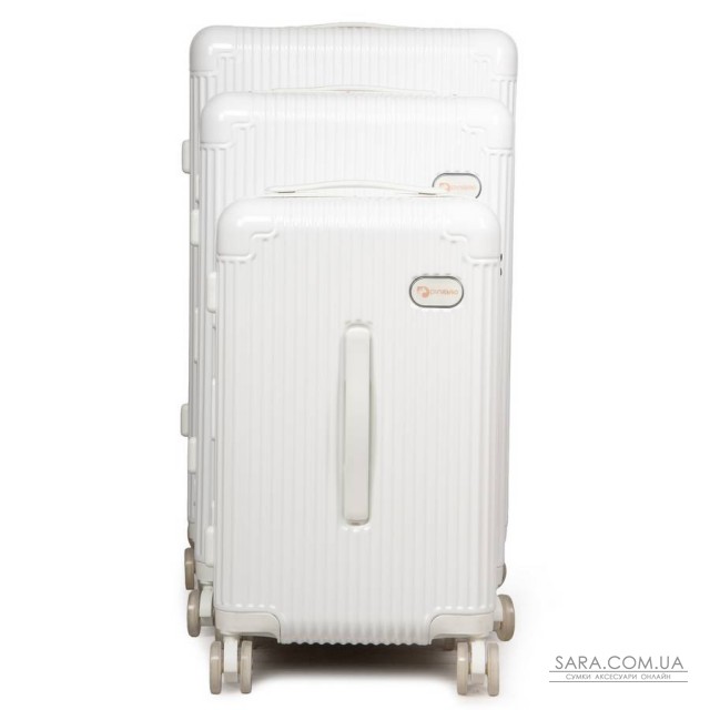 Дорожня Валіза 31 ABS-пластик DTbag 2050 white Дорожня Валіза 31 ABS-пластик DTbag 2050 white