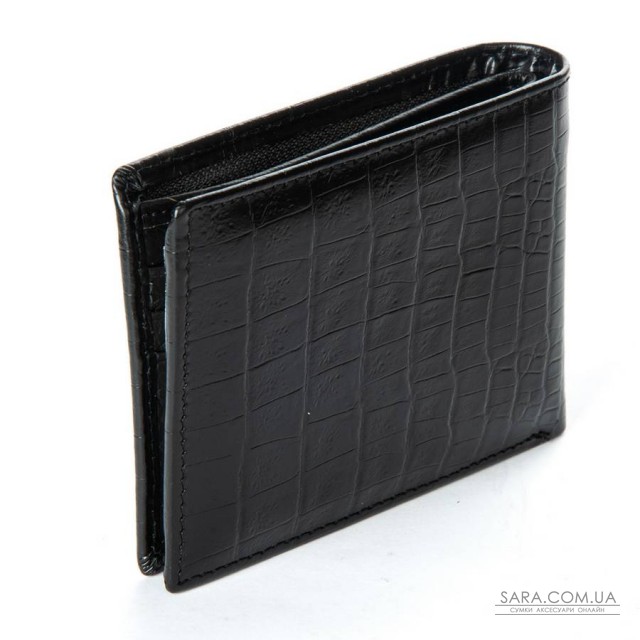 Чоловічий гаманець Classic із шкіри Croco DR. BOND MSM-1CR1 black Чоловічий гаманець Classic із шкіри Croco DR. BOND MSM-1CR1 black