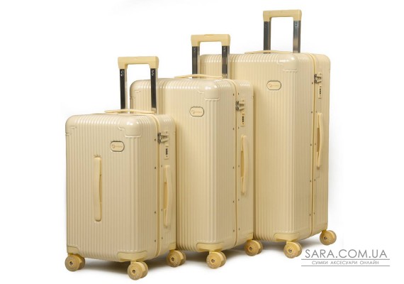 Дорожня Валіза 31 ABS-пластик DTbag 2050 yellow