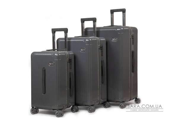 Дорожня Валіза 31 ABS-пластик DTbag 2050 grey