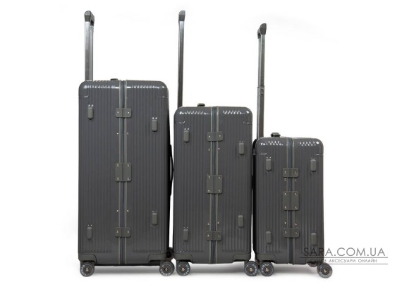 Дорожня Валіза 31 ABS-пластик DTbag 2050 grey