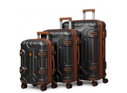 Дорожня Валіза 31 ABS-пластик FASHION A17 dark-grey