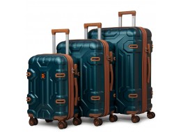 Дорожня Валіза 31 ABS-пластик FASHION A17 d.blue