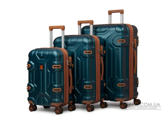 Дорожня Валіза 31 ABS-пластик FASHION A17 d.blue
