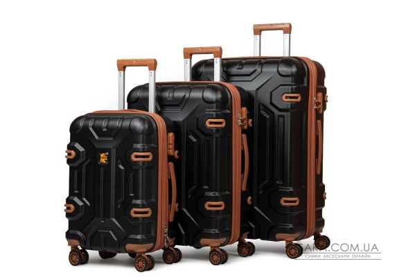 Дорожня Валіза 31 ABS-пластик FASHION A17 black