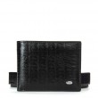 Чоловічий гаманець Classic із шкіри Croco DR. BOND MSM-8CR1 black