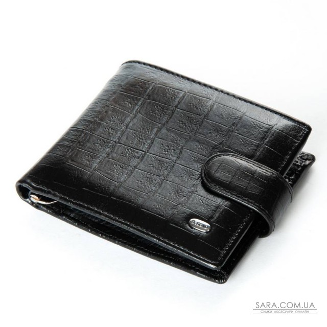 Чоловічий гаманець Classic із шкіри Croco DR. BOND M13-1CR1 black Чоловічий гаманець Classic із шкіри Croco DR. BOND M13-1CR1 black