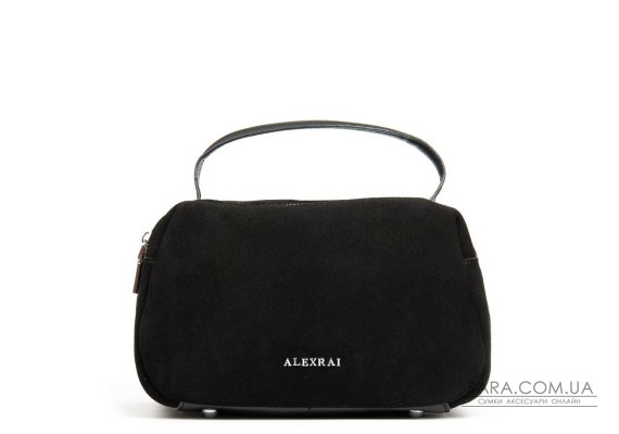 Сумка замшева Жіноча Класична ALEX RAI 21A black