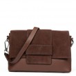 Сумка замшева Жіноча Класична ALEX RAI 1563 brown