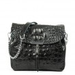 Сумка Шкіряна Жіноча Класична ALEX RAI 9342 black croco