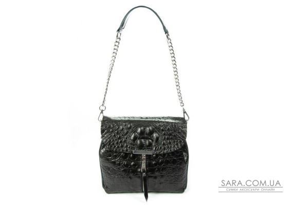 Сумка Шкіряна Жіноча Класична ALEX RAI 9342 black croco