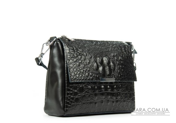 Сумка Шкіряна Жіноча Класична ALEX RAI 9822 black croco
