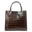 Сумка Шкіряна Жіноча Класична ALEX RAI 1564 brown croco
