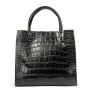 Сумка Шкіряна Жіноча Класична ALEX RAI 1564 black croco