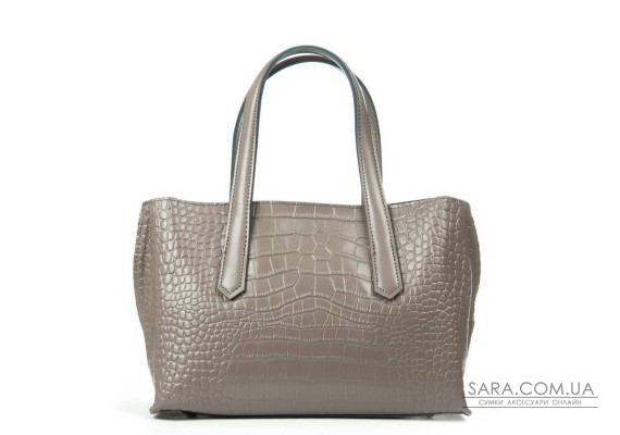 Сумка Шкіряна Жіноча Класична ALEX RAI 8815 khaki croco